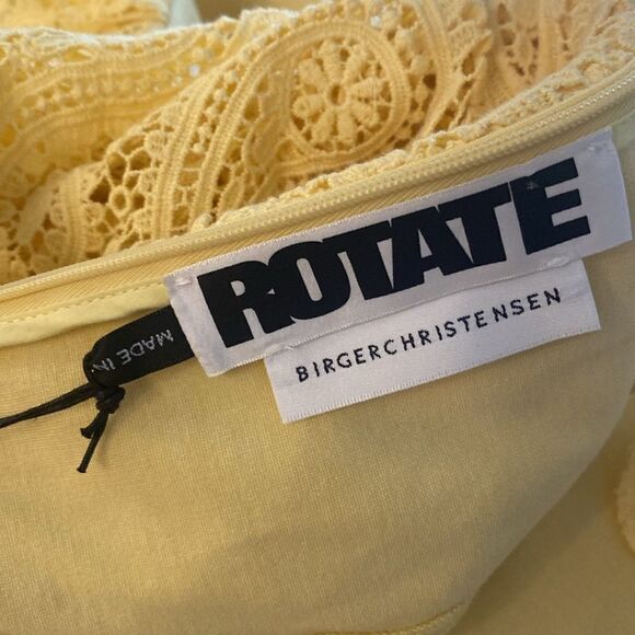 ROTATE Birger Christensen Carmen lace trimmed bodysuit, US8 - Picture 14 of 16